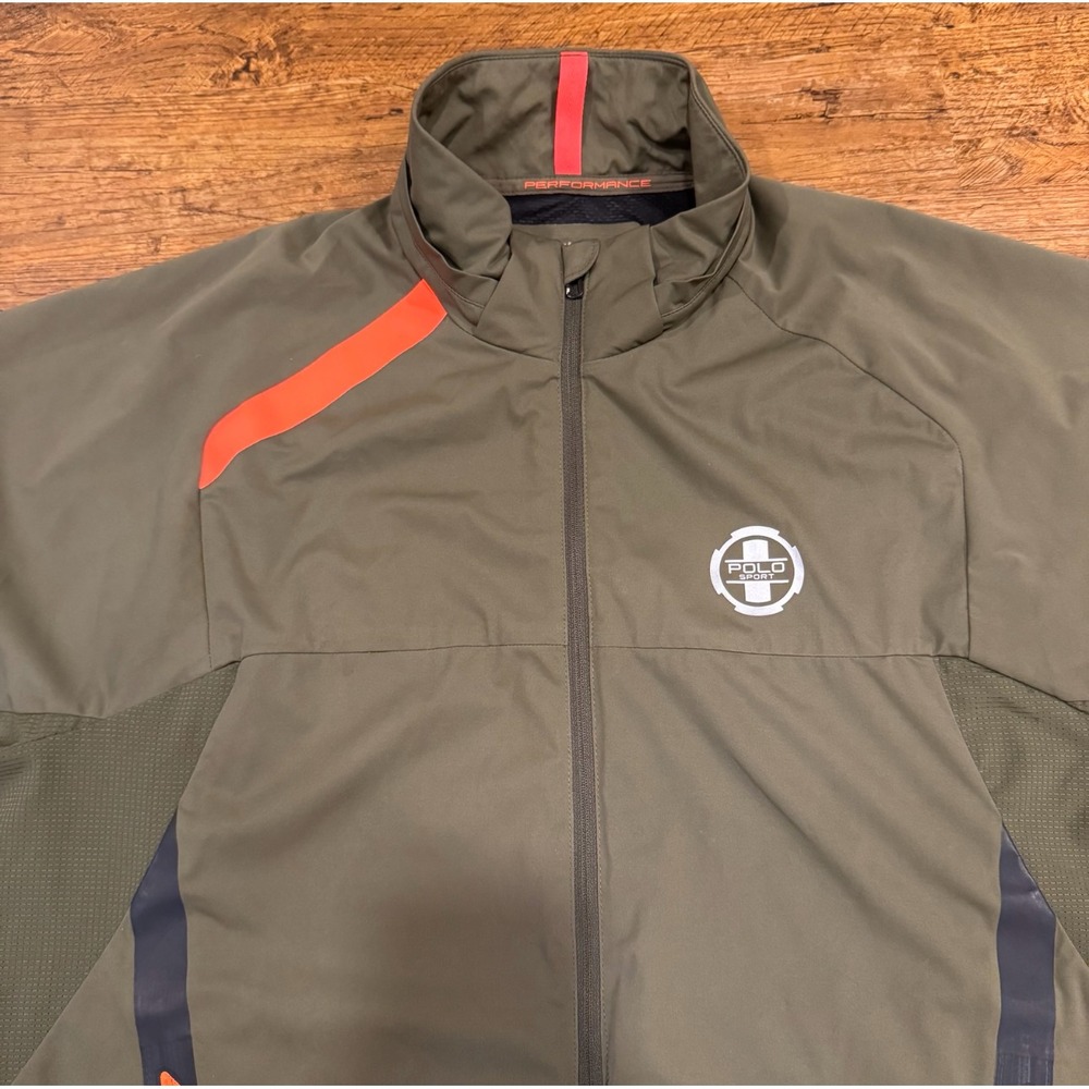 Polo Sport Ralph Lauren Green Performance Lightweight Full Zip Jacket Coat Men M